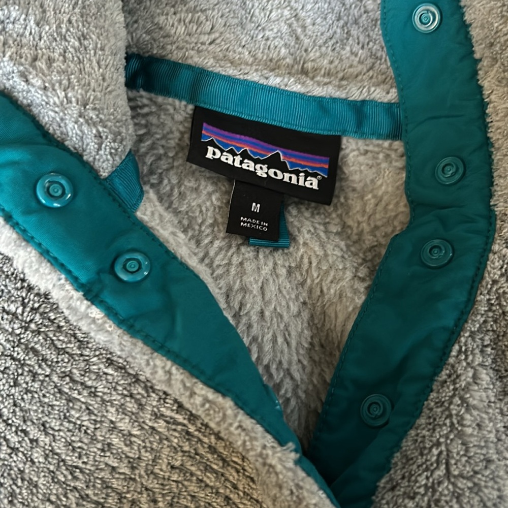 Patagonia fleece quarter zip with snaps and pockets - Picture 4 of 4